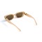 Унисекс сонцезащитные очки 13330 коричневые с коричневой линзой . Photo 3