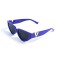 Унисекс сонцезащитные очки 13334 синие с чёрной линзой . Photo 1