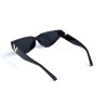 Унісекс сонцезахисні окуляри 13335 чорні з чорною лінзою 