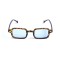 Унисекс сонцезащитные очки 13343 леопардовые с синей линзой . Photo 2