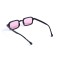 Унисекс сонцезащитные очки 13344 чёрные с розовой линзой . Photo 3