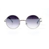 Жіночі сонцезахисні окуляри 10830 срібні з фіолетовою лінзою 