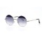 Женские сонцезащитные очки 10830 серебряные с фиолетовой линзой . Photo 1