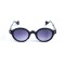 Унисекс сонцезащитные очки 13349 чёрные с темно-синий градиент линзой . Photo 2