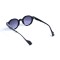 Унісекс сонцезахисні окуляри 13349 чорні з темно-синьою градієнт лінзою . Photo 3
