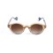 Унисекс сонцезащитные очки 13351 коричневые с коричневой линзой . Photo 2