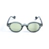 Унисекс сонцезащитные очки 13352 зелёные с зелёной линзой 