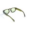 Унісекс сонцезахисні окуляри 13356 зелені з зеленою лінзою . Photo 3