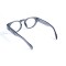 Унісекс сонцезахисні окуляри 13357 сірі з прозорою лінзою . Photo 3