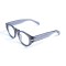 Унісекс сонцезахисні окуляри 13357 сірі з прозорою лінзою . Photo 1