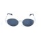 Унісекс сонцезахисні окуляри 13366 срібні з чорною лінзою . Photo 2