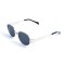 Унісекс сонцезахисні окуляри 13366 срібні з чорною лінзою . Photo 1