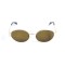 Унісекс сонцезахисні окуляри 13367 золоті з коричневою лінзою . Photo 2