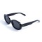 Унисекс сонцезащитные очки 13372 чёрные с чёрной линзой . Photo 1