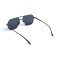 Унисекс сонцезащитные очки 13376 серые с чёрной линзой . Photo 3