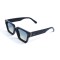 Унисекс сонцезащитные очки 13382 чёрные с темно-синий градиент линзой . Photo 1