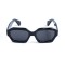 Унисекс сонцезащитные очки 13387 чёрные с чёрной линзой . Photo 2