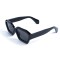 Унисекс сонцезащитные очки 13387 чёрные с чёрной линзой . Photo 1