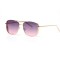 Женские сонцезащитные очки 10834 золотые с розовой линзой . Photo 1