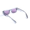 Унісекс сонцезахисні окуляри 13389 сірі з рожевою лінзою 