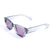 Унисекс сонцезащитные очки 13389 серые с розовой линзой 