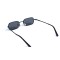 Унісекс сонцезахисні окуляри 13399 чорні з чорною лінзою . Photo 3