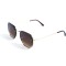 Унісекс сонцезахисні окуляри 13405 золоті з коричневою лінзою . Photo 1