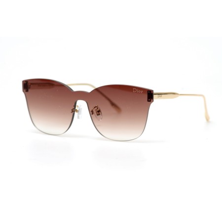 Женские сонцезащитные очки 10835 с коричневой линзой 