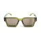 Унисекс сонцезащитные очки 13411 зелёные с коричневой линзой . Photo 2