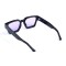 Унисекс сонцезащитные очки 13415 чёрные с фиолетовой линзой . Photo 3