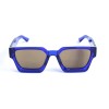 Унісекс сонцезахисні окуляри 13416 сині з коричневою лінзою 