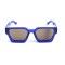 Унисекс сонцезащитные очки 13416 синие с коричневой линзой . Photo 2