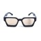 Унисекс сонцезащитные очки 13418 чёрные с коричневой линзой . Photo 2