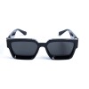 Унісекс сонцезахисні окуляри 13422 чорні з чорною лінзою 