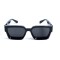 Унисекс сонцезащитные очки 13422 чёрные с чёрной линзой . Photo 2