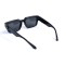 Унісекс сонцезахисні окуляри 13422 чорні з чорною лінзою . Photo 3