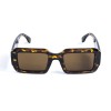 Унисекс сонцезащитные очки 13444 леопардовые с коричневой линзой 