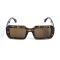 Унисекс сонцезащитные очки 13444 леопардовые с коричневой линзой . Photo 2