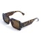 Унисекс сонцезащитные очки 13444 леопардовые с коричневой линзой . Photo 1