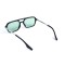 Унисекс сонцезащитные очки 13450 чёрные с зелёной линзой . Photo 3