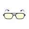 Унісекс сонцезахисні окуляри 13451 чорні з лаймовою лінзою . Photo 2