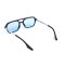 Унісекс сонцезахисні окуляри 13452 чорні з синьою лінзою . Photo 3
