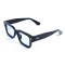 Унісекс сонцезахисні окуляри 13453 чорні з синьою лінзою . Photo 1