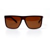 Мужские сонцезащитные очки 10882 коричневые с коричневой линзой 