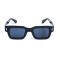 Унісекс сонцезахисні окуляри 13457 чорні з чорною лінзою . Photo 2