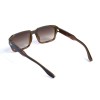 Унісекс сонцезахисні окуляри 13460 коричневі з коричневою лінзою 