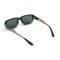 Унісекс сонцезахисні окуляри 13461 чорні з зеленою лінзою . Photo 3