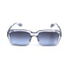 Унисекс сонцезащитные очки 13462 серые с синей линзой 