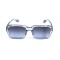 Унісекс сонцезахисні окуляри 13462 сірі з синьою лінзою . Photo 2