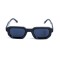 Унісекс сонцезахисні окуляри 13463 чорні з чорною лінзою . Photo 2